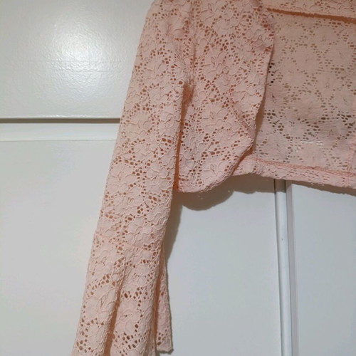 Bolero salmon lace like new