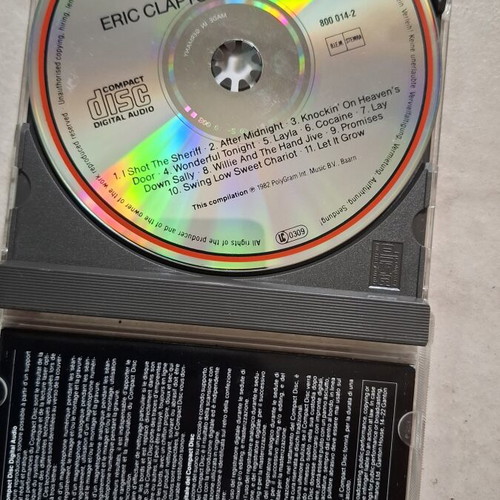 Eric Clapton Time Pieces The Best Of Eric Clapton CD used, rock