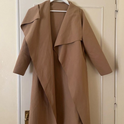 Coat without belt like new, size XL