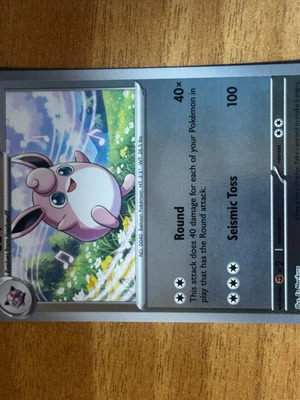 Pokémon Card Wigglytuff like new