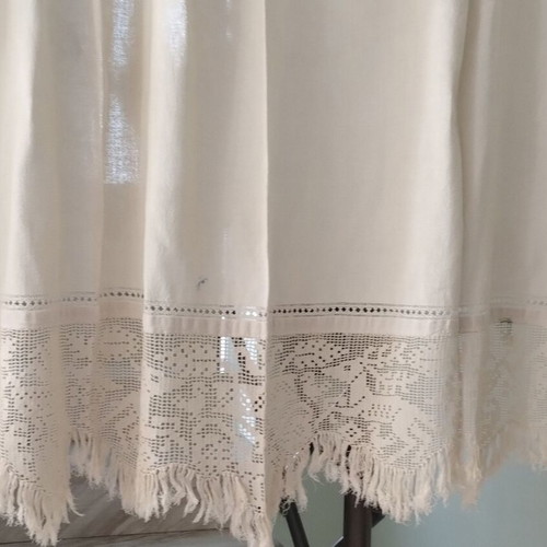 2 HANDMADE TRADITIONAL CURTAINS