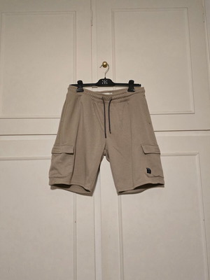 Rebase men's cargo shorts, beige, size L