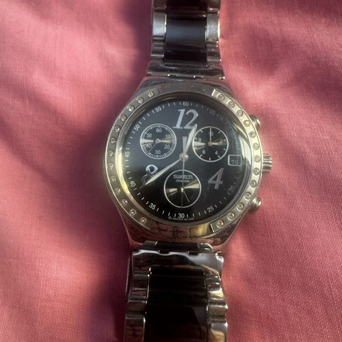 Ρολόι Swatch Irony Chrono Dreamnight ατσάλινο σαν καινούργιο