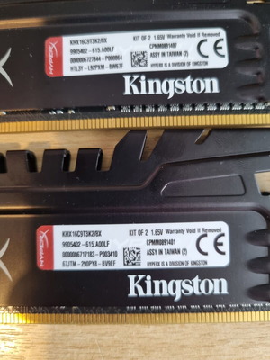 Μνήμες Kingston HyperX RAM 4x4GB συνολικά 16GB