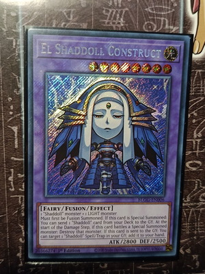 El Shaddoll Construct card like new with Ultra Pro sleeve