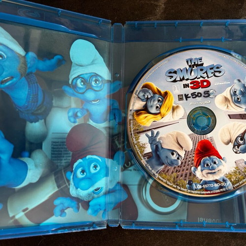 Smurfs 3D Blu-ray used, dubbed