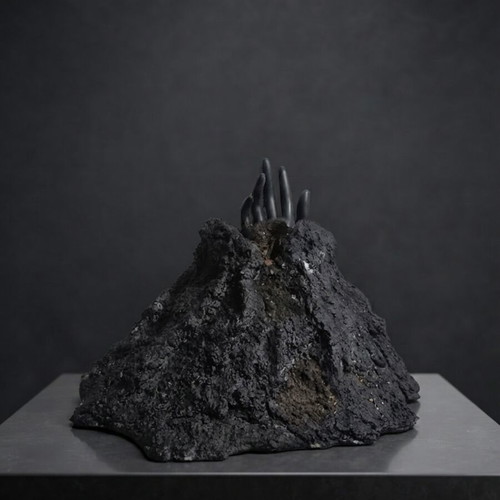 Premium Brutalist Sculpture "The Emergence" Wabi Sabi Art Piece handmade