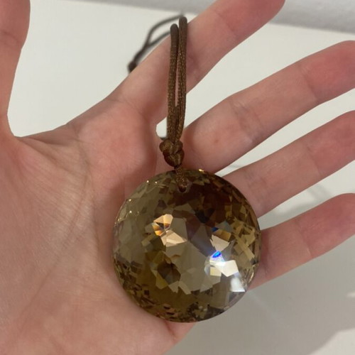 Handmade full moon necklace used