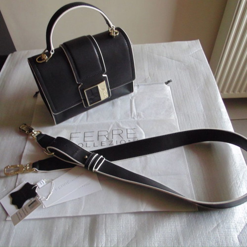 Ferre Italian Women's Shoulder Bag new, 100% leather