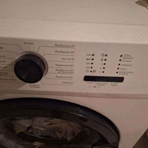 Davoline fridge with freezer and washing machine set