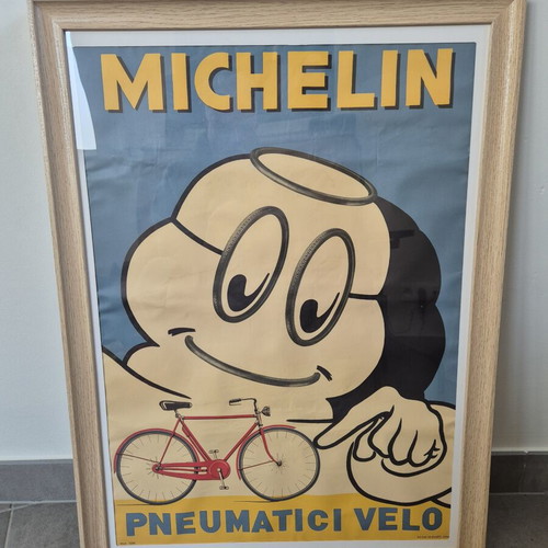 Michelin Bibendum Velo vintage reproduction poster 67x50cm