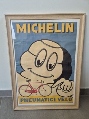 Michelin Bibendum Velo vintage reproduction poster 67x50cm