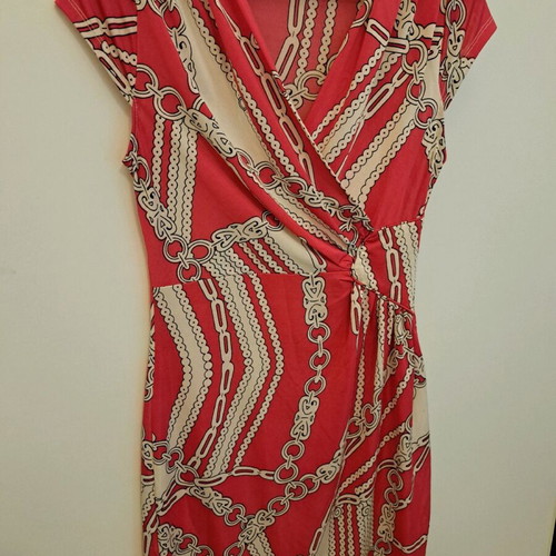 Sweet Miss wrap dress pink like new, elastic size M