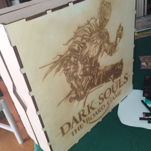Wooden box for Dark Souls board game custom made