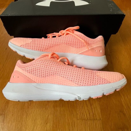 Under Armour athletic shoes new, salmon color, size 38.5