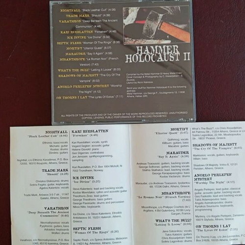 Hammer Holocaust II CD used, metal compilation