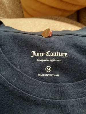 Juicy Couture blouse, blue with gold details, size M