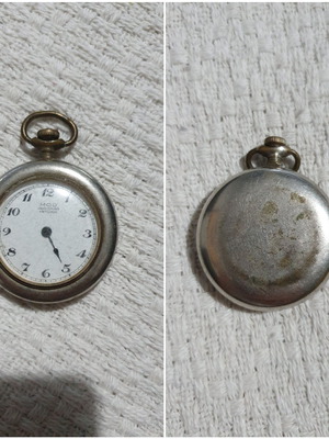 Pocket watch MOD ANCRE 15 rubis antichoc used
