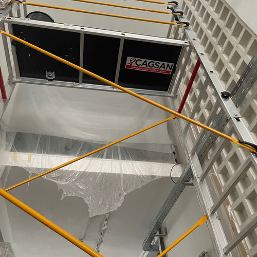 Cagsan MODYSAFE SM460 aluminum scaffold, work height up to 4.90 m