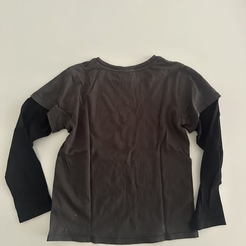 H&M Star Wars kids' double sleeve t-shirt size 8-10 years grey like new