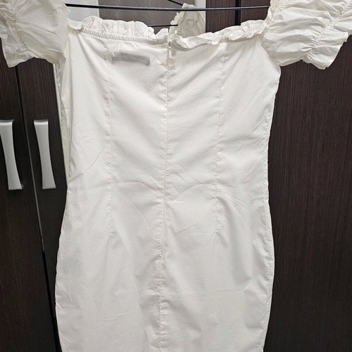 Shein short white dress like new, size XS