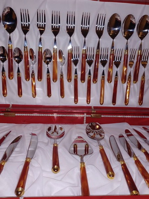Cutlery set new in bag 18/10 stainless steel