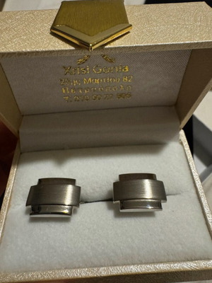 Cufflinks made of stainless steel like new