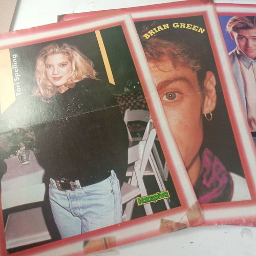 Beverly Hills actors posters like new, set of six collectible double-sided