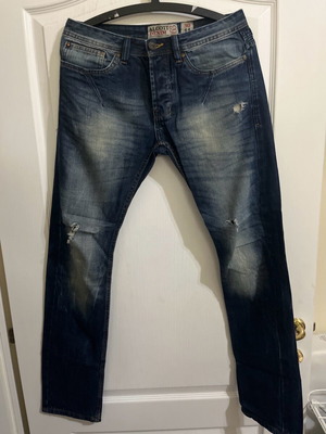 Jean like new with 1 gift jean, size M, blue