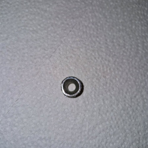 Fwo bead for necklace silver with rhinestones new