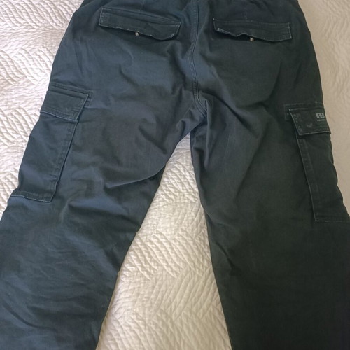 Pull & Bear Black Cargo Pants Medium Like New