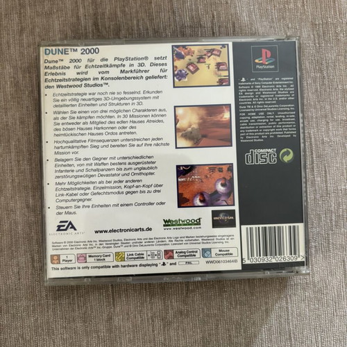 Dune 2000 PlayStation 1 PS1 complete used