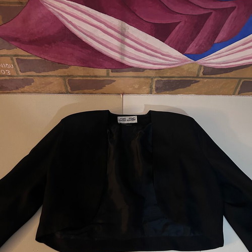 Zic Zac Black Bolero Jacket new, size large