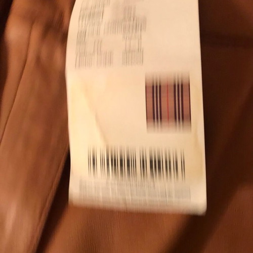 Burberry Leather Pants Women New Brown Size L