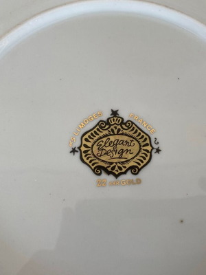 Decorative plate used, diameter 26cm