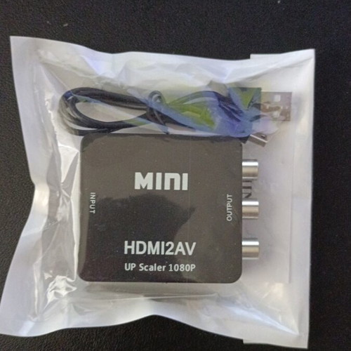 HDMI to AV Converter new, sealed