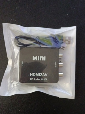 HDMI to AV Converter new, sealed