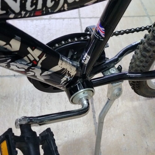 Probike children's bicycle used, black, front suspension
