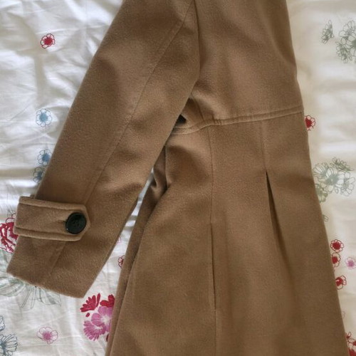 Wool camel coat women's IBIS Pret-a-Porter like new, size 2