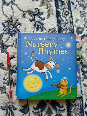 Nursery Rhymes book used for toddlers with touch-and-feel features