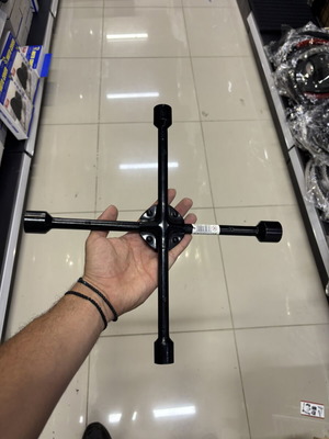 Cross Lug Wrench new, available in silver color