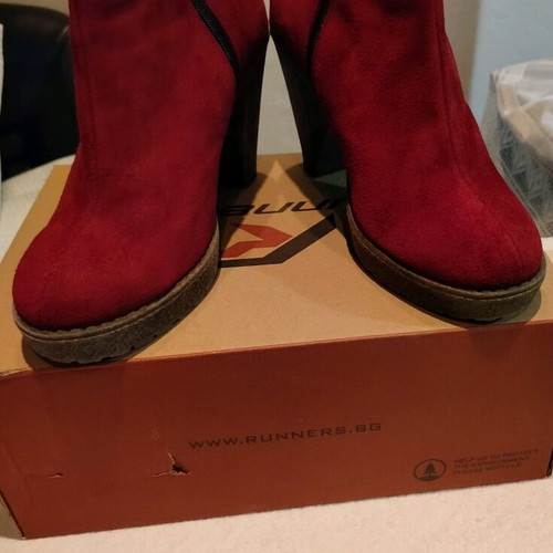 Smart Cronos Castor Ankle Boots Like New, Leather Size 39, 10 cm Heel