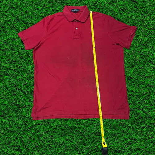 U.S. Polo Assn. red polo shirt XXL used with stains and tears