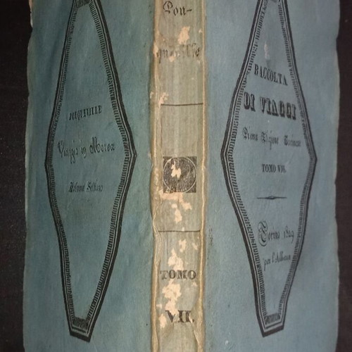 Italian travel book by Pouqueville used, 1829 Epirus