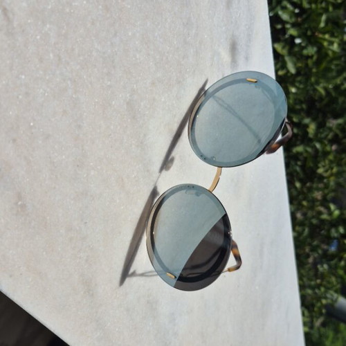 Victoria Beckham vintage oversize sunglasses with round lenses
