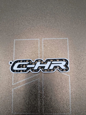 Toyota C-HR Car Keychain new, 3D printed multi-color