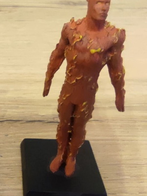 Human Torch figure used from Eaglemoss Marvel Classic collection