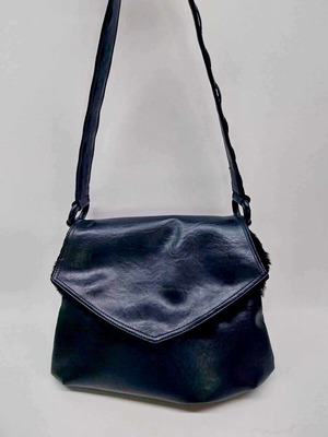 Γυναικεία τσάντα Antonello Serio από δέρμα, μαύρη, σαν καινούργια