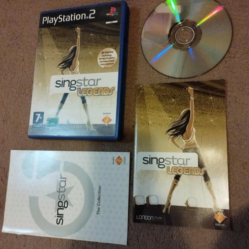 SingStar Legends PS2 used, complete, very good condition