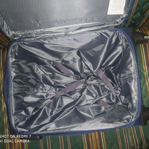 RCM Xplorer Cabin Suitcase Blue New 58x36x24 cm with 4 Wheels